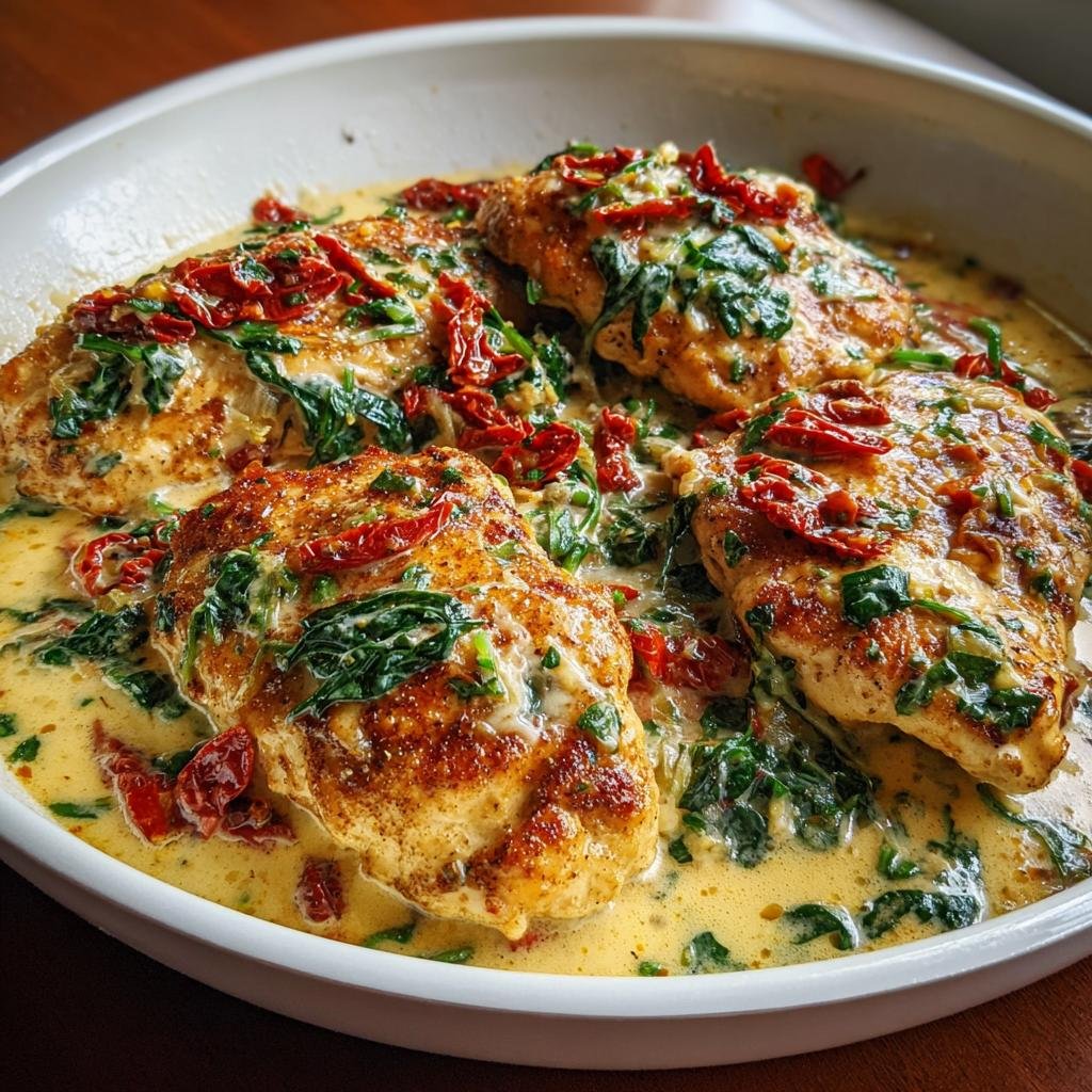 Creamy Tuscan Chicken Skillet - detail 1