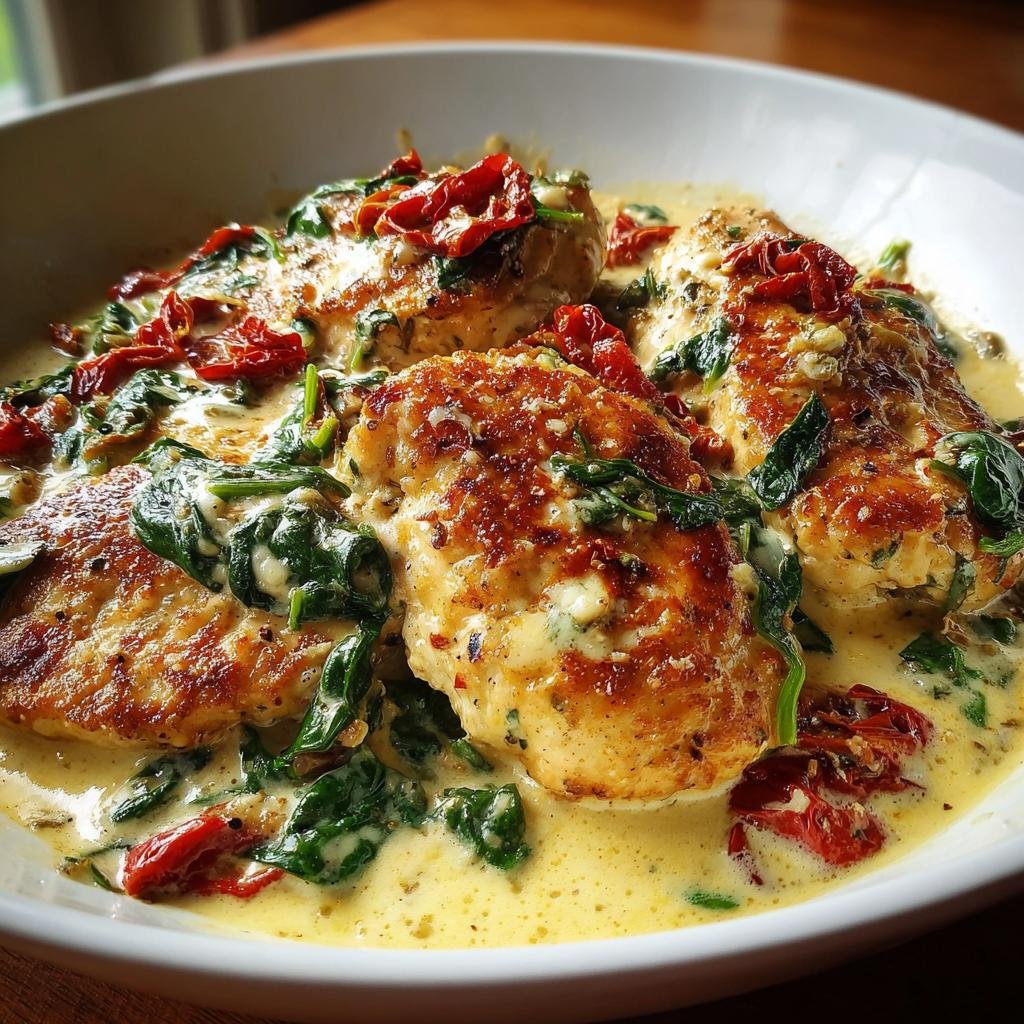 Creamy Tuscan Chicken Skillet - detail 2