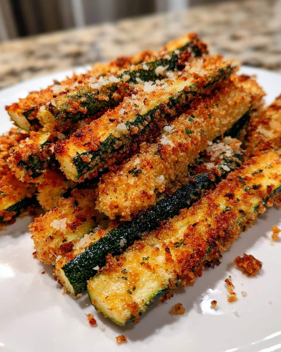 Crispy Air Fryer Zucchini Fries - detail 1