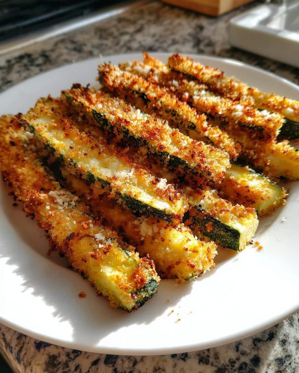 Crispy Air Fryer Zucchini Fries - detail 2