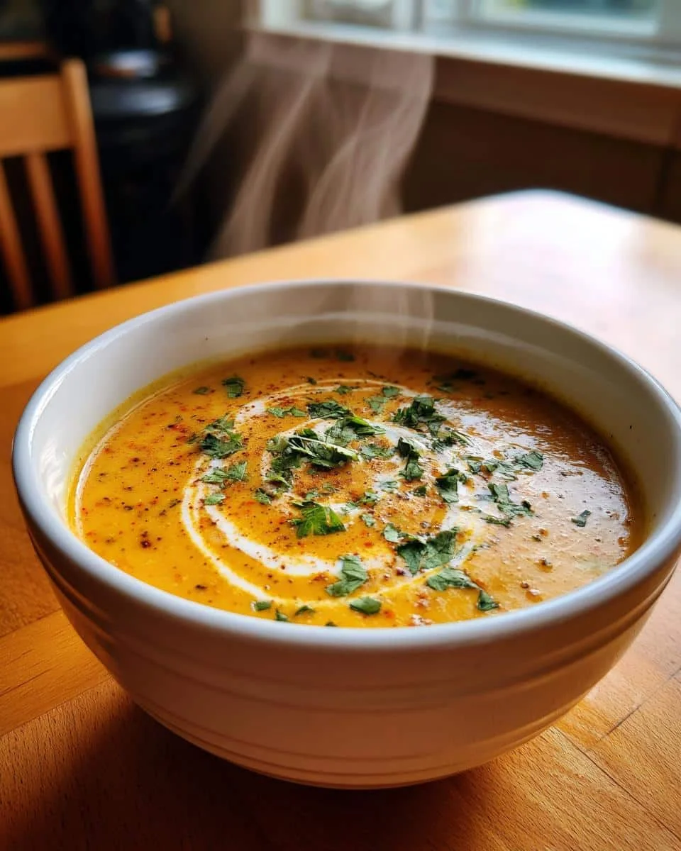 Curried Butternut Squash Soup - detail 2
