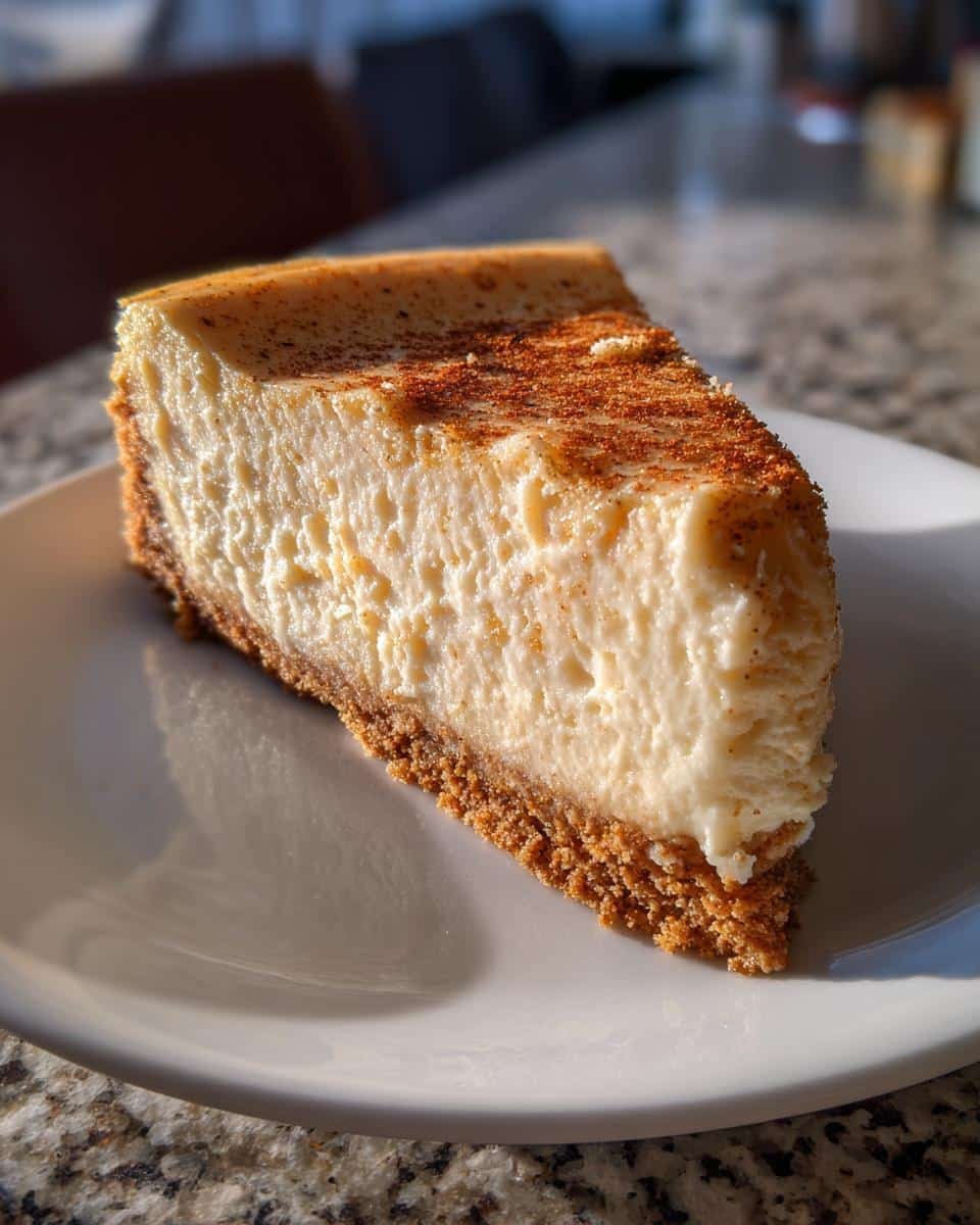 Eggnog Cheesecake - detail 1