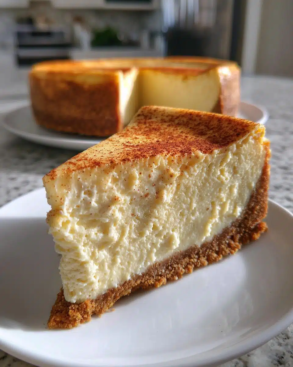 Eggnog Cheesecake - detail 3