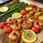 Garlic Butter Shrimp Sheet Pan