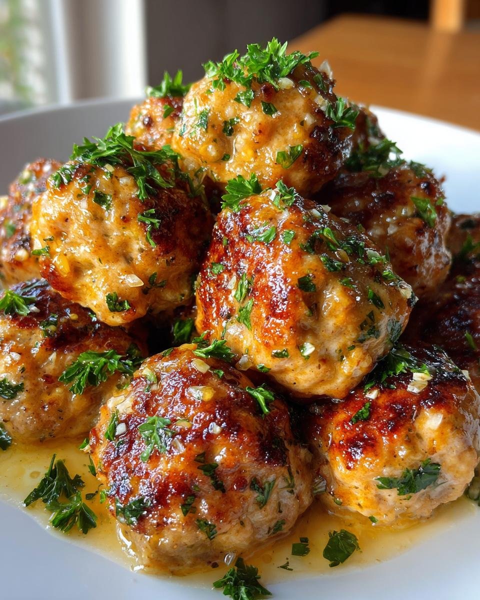 Garlic Butter Turkey Meatballs - detail 1