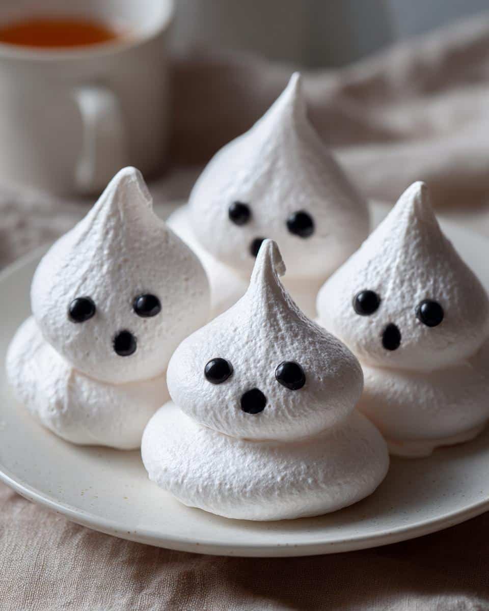 Ghost Meringue Cookies - detail 1