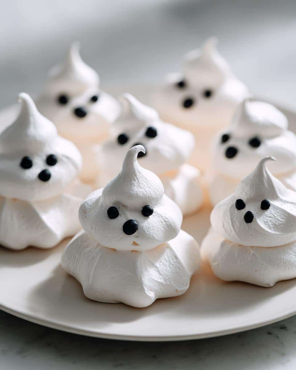 Ghost Meringue Cookies - detail 2