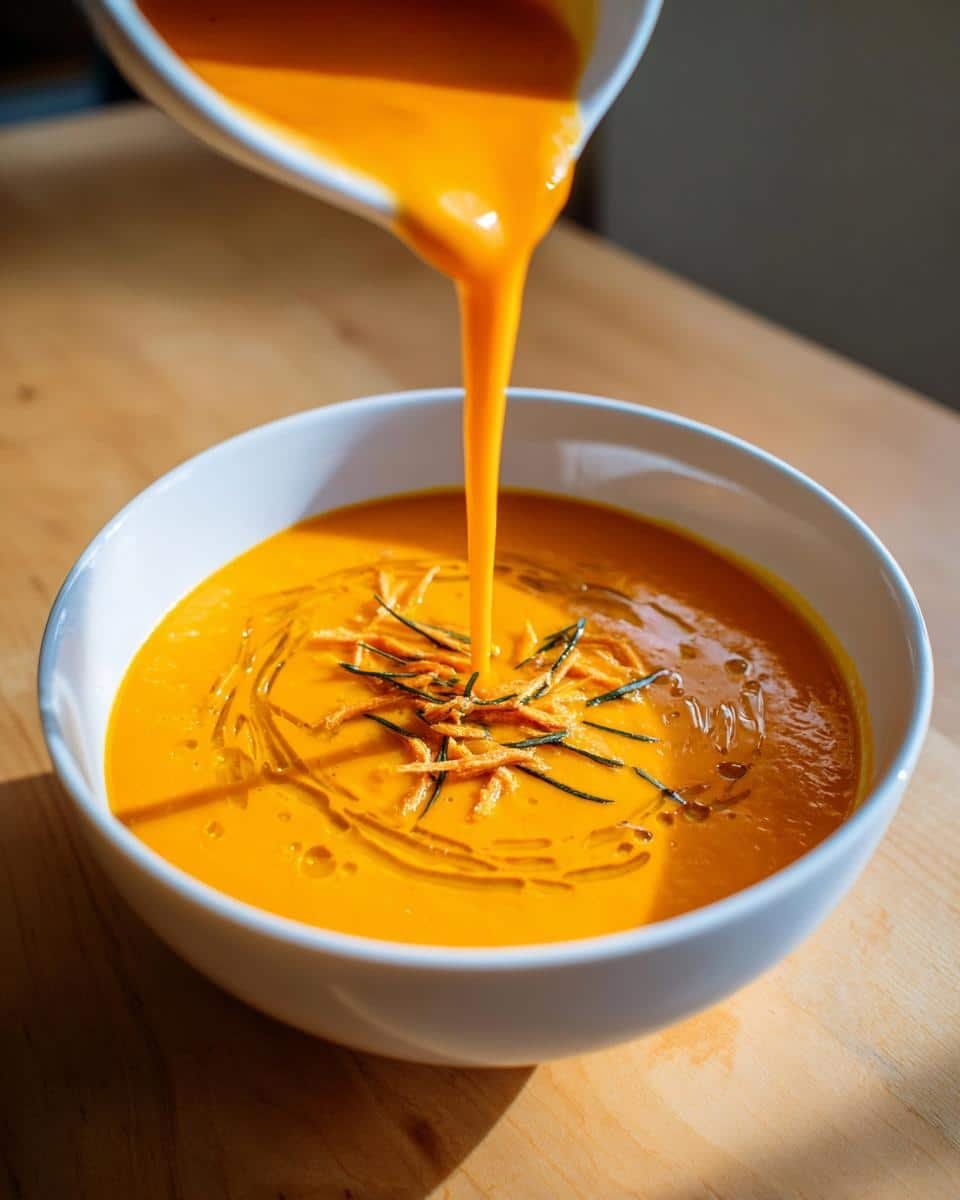 Ginger Carrot Soup - detail 1
