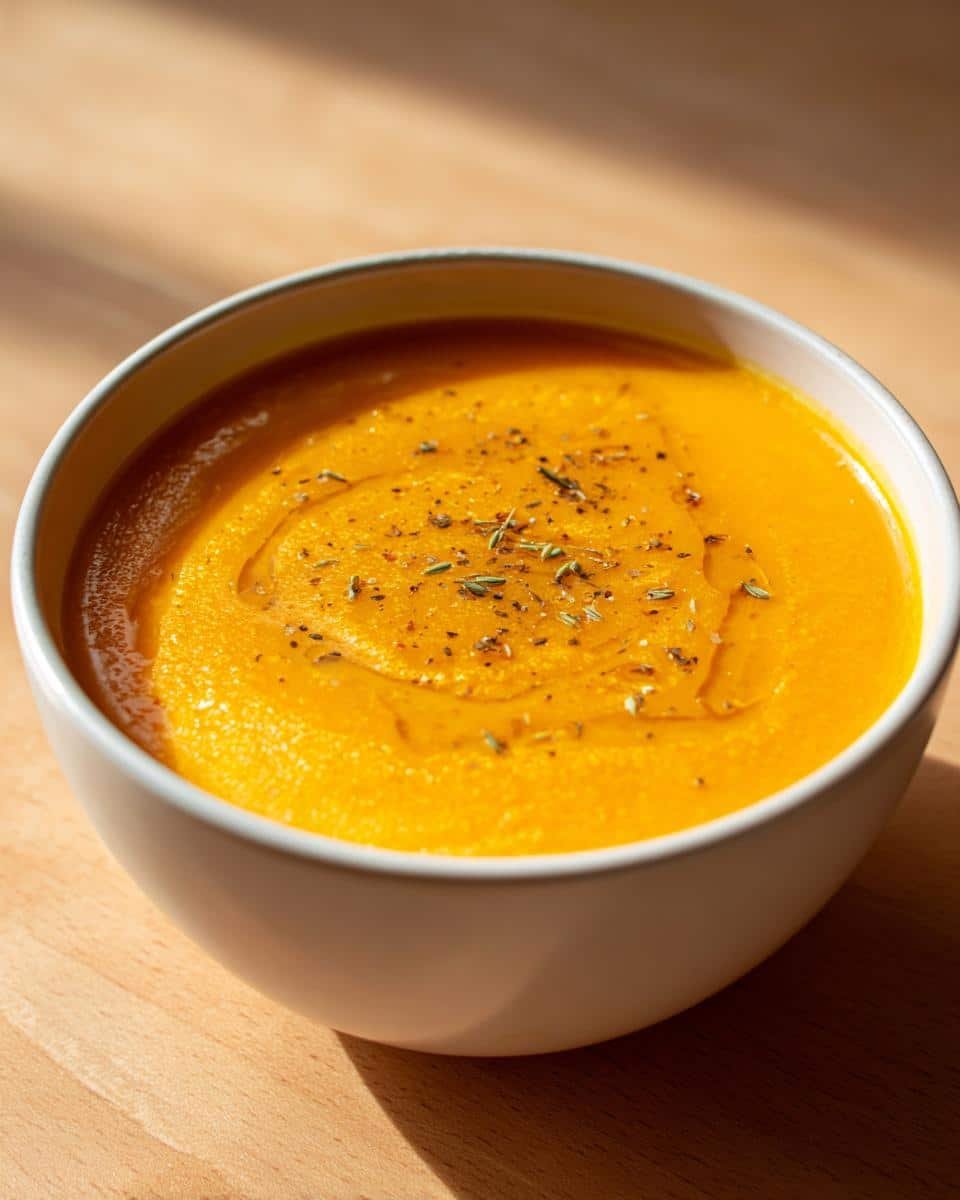 Ginger Carrot Soup - detail 2