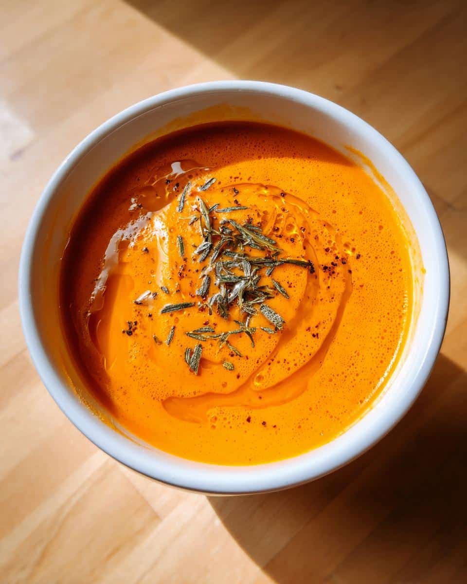 Ginger Carrot Soup - detail 3