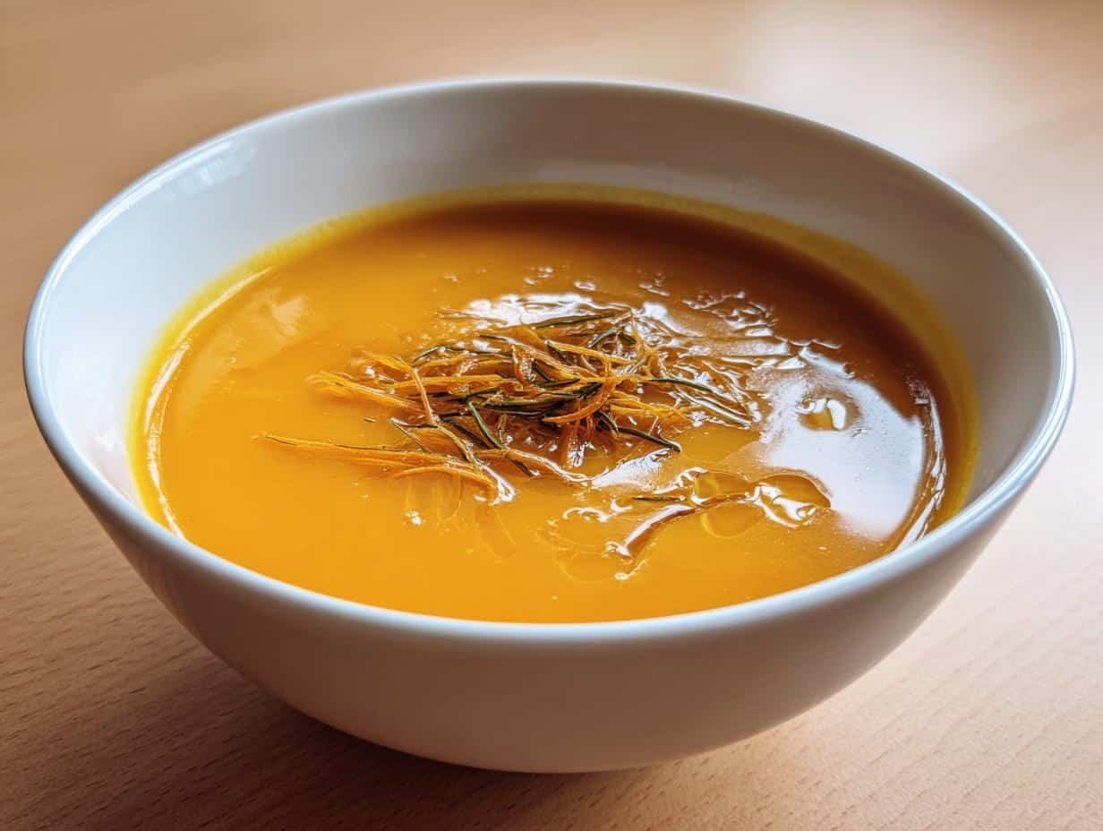 35-Minute Ginger Carrot Soup That Warms Your Soul