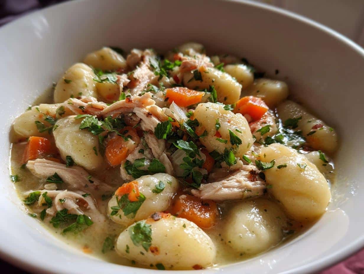 Gnocchi Chicken Soup - detail 1