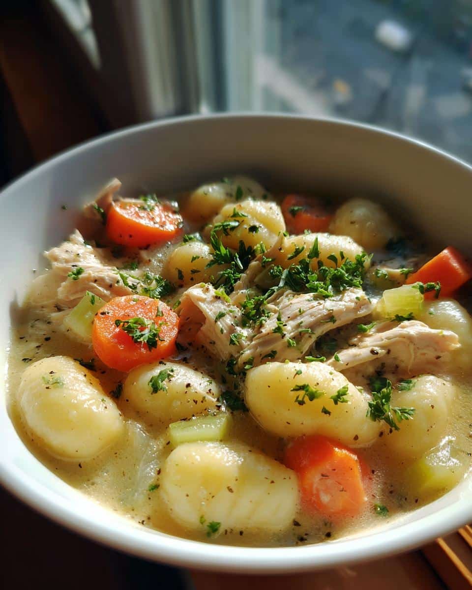 Gnocchi Chicken Soup - detail 2