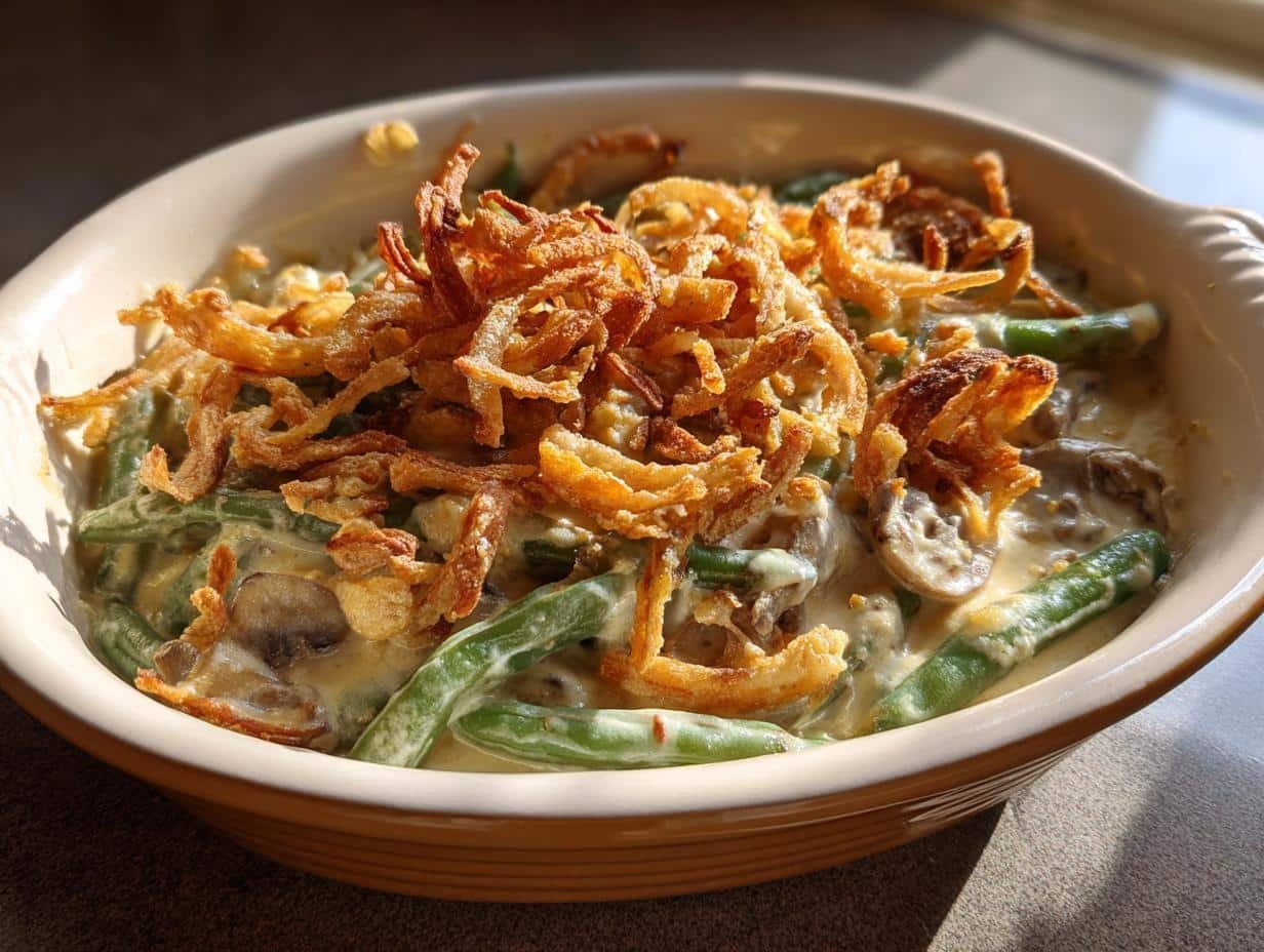35-Minute Green Bean Casserole That Steals Every Thanksgiving