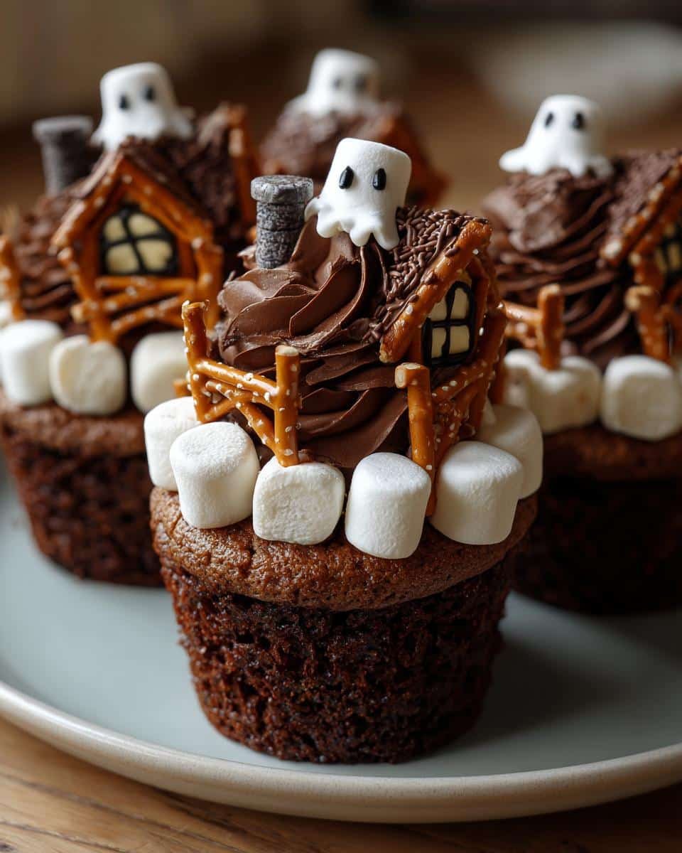 Haunted House Cupcakes - detail 1