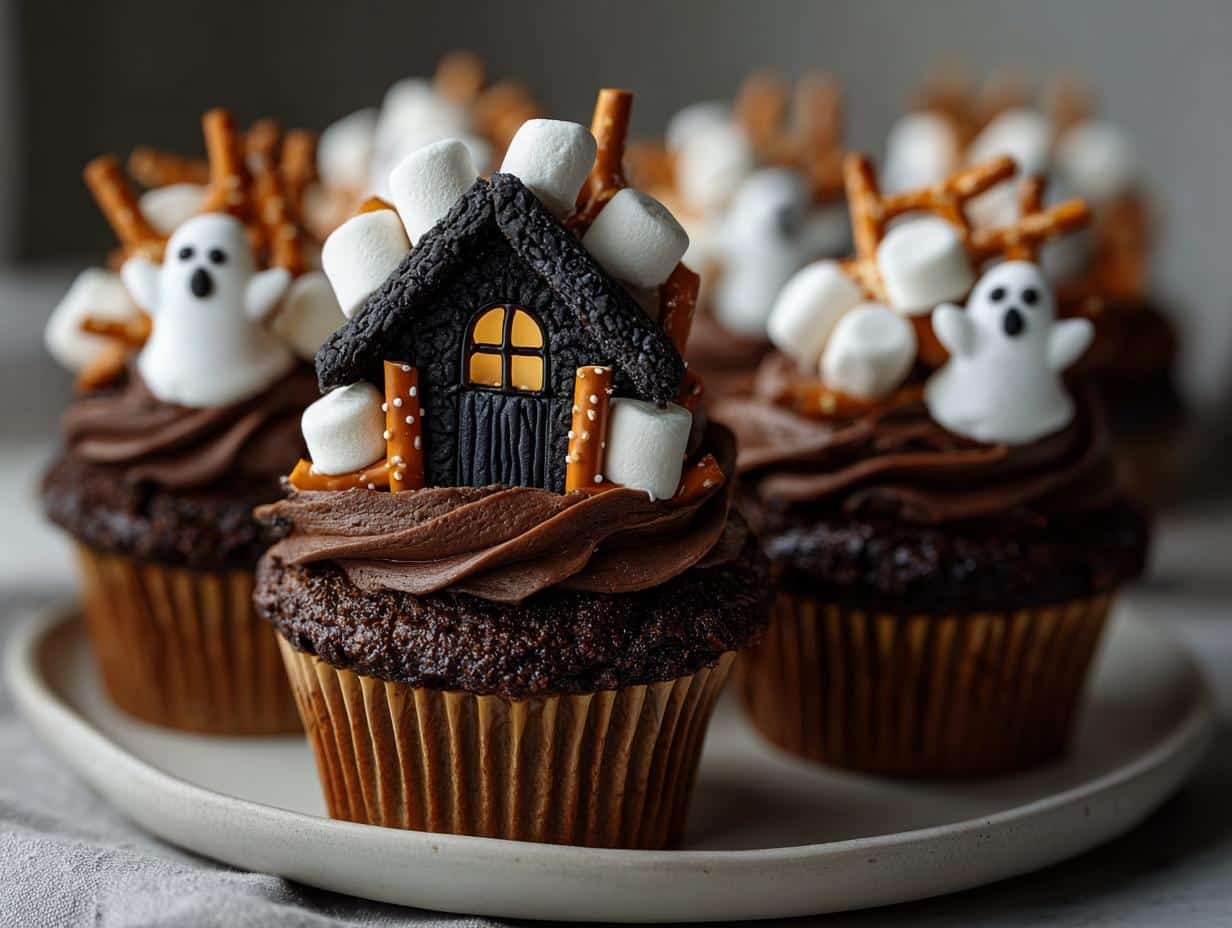 Spooky Haunted House Cupcakes Kids Beg To Make Again