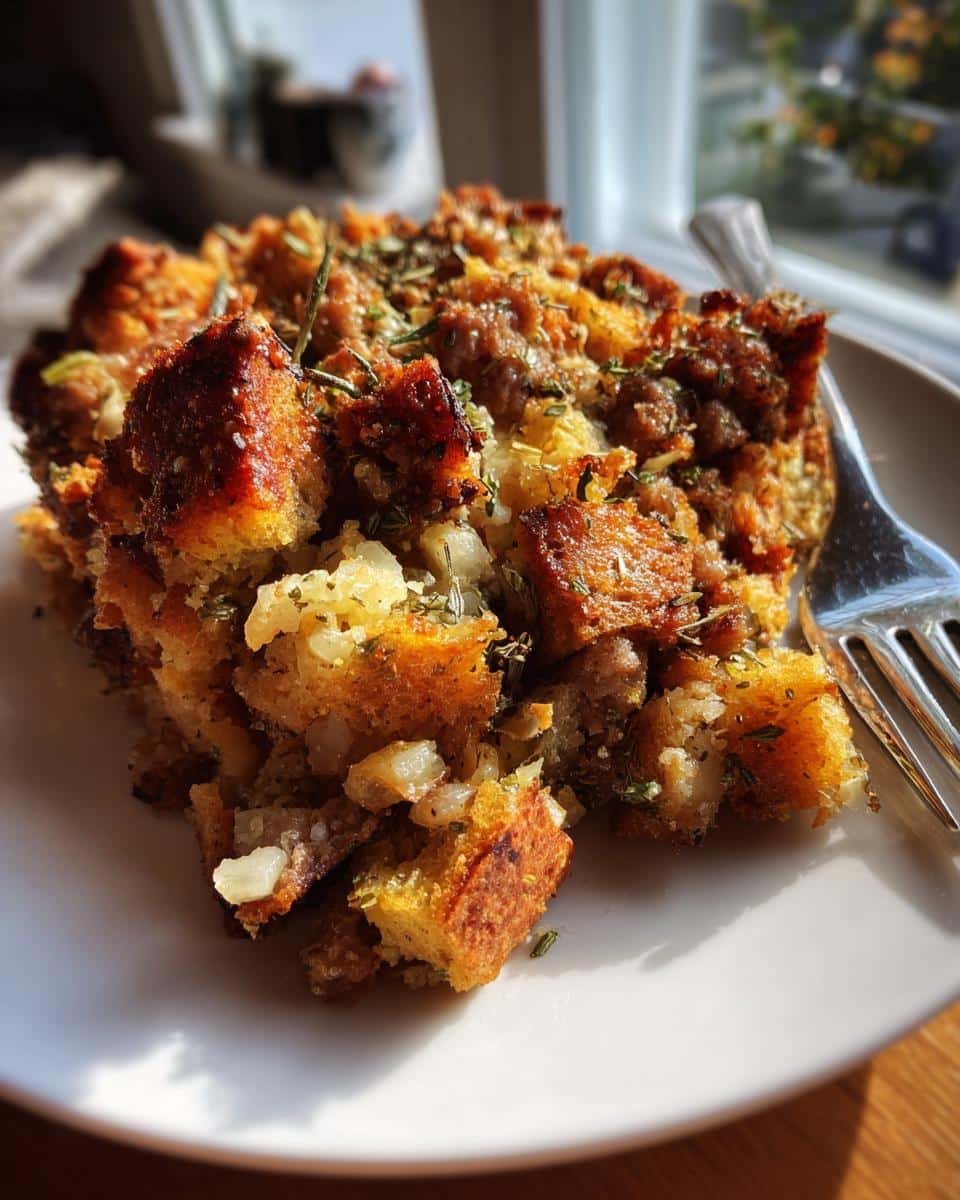 45-Minute Herb Stuffing with Sausage: Irresistibly Savory Comfort