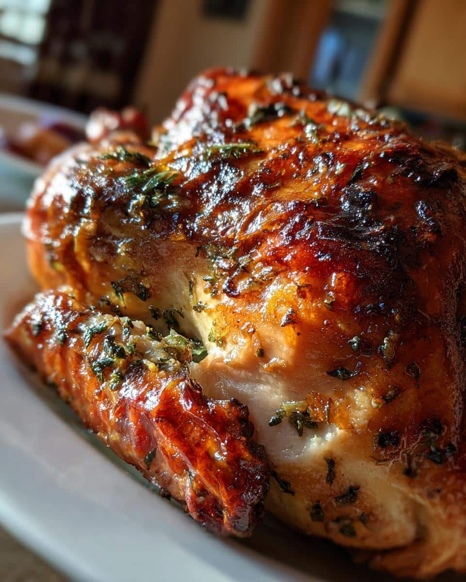 Herbed Sage Butter Roast Turkey - detail 3