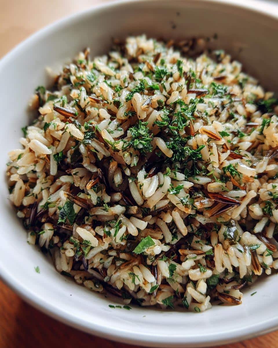 Herbed Wild Rice Pilaf - detail 2