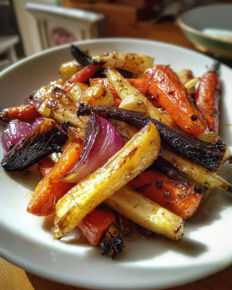 Honey Roasted Root Vegetables - detail 1