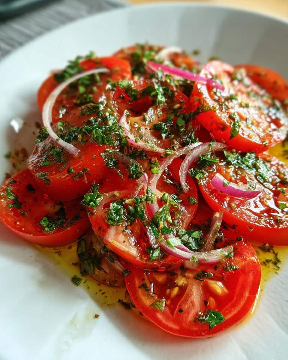 Italian Marinated Tomato Salad - detail 1