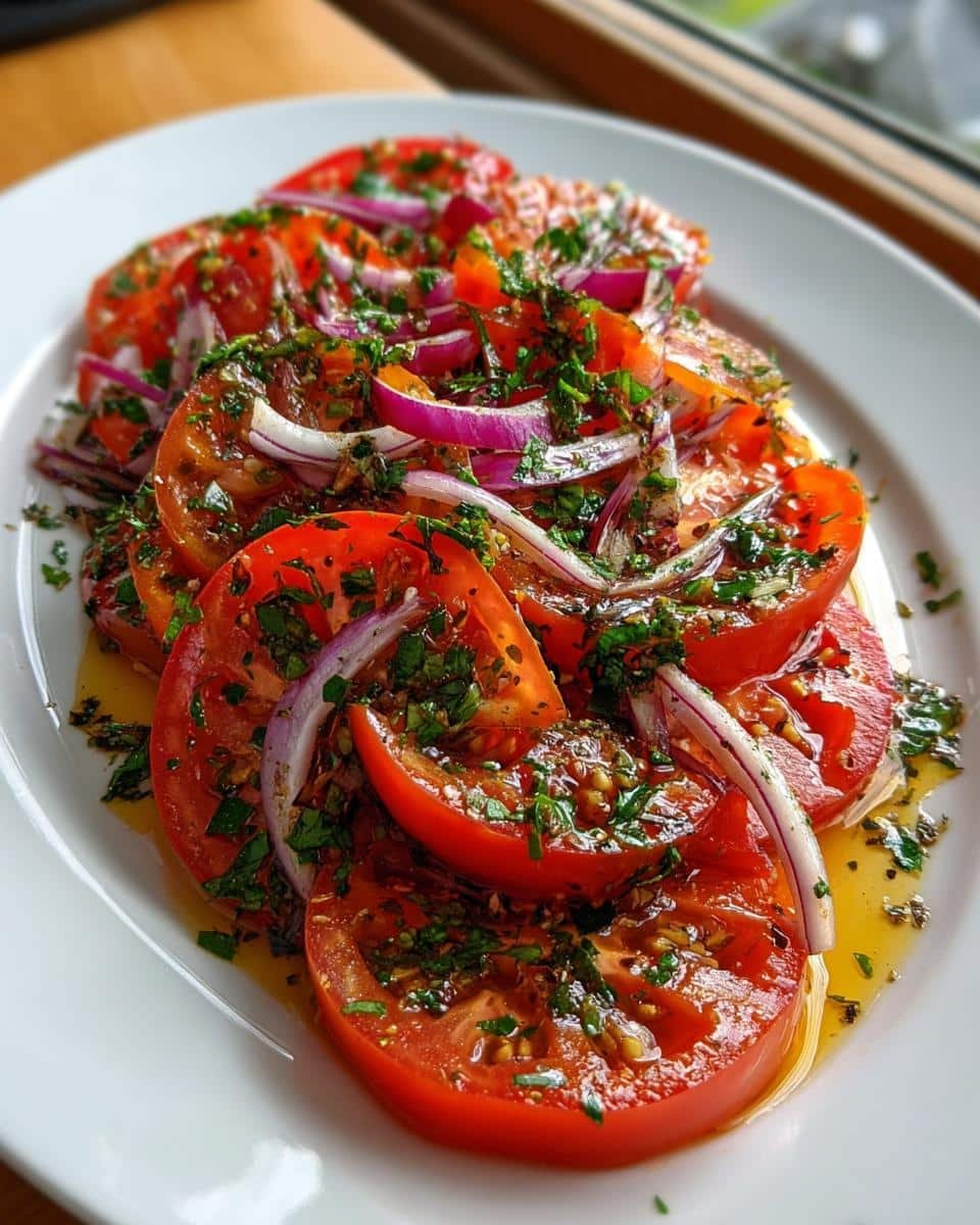 Italian Marinated Tomato Salad - detail 2