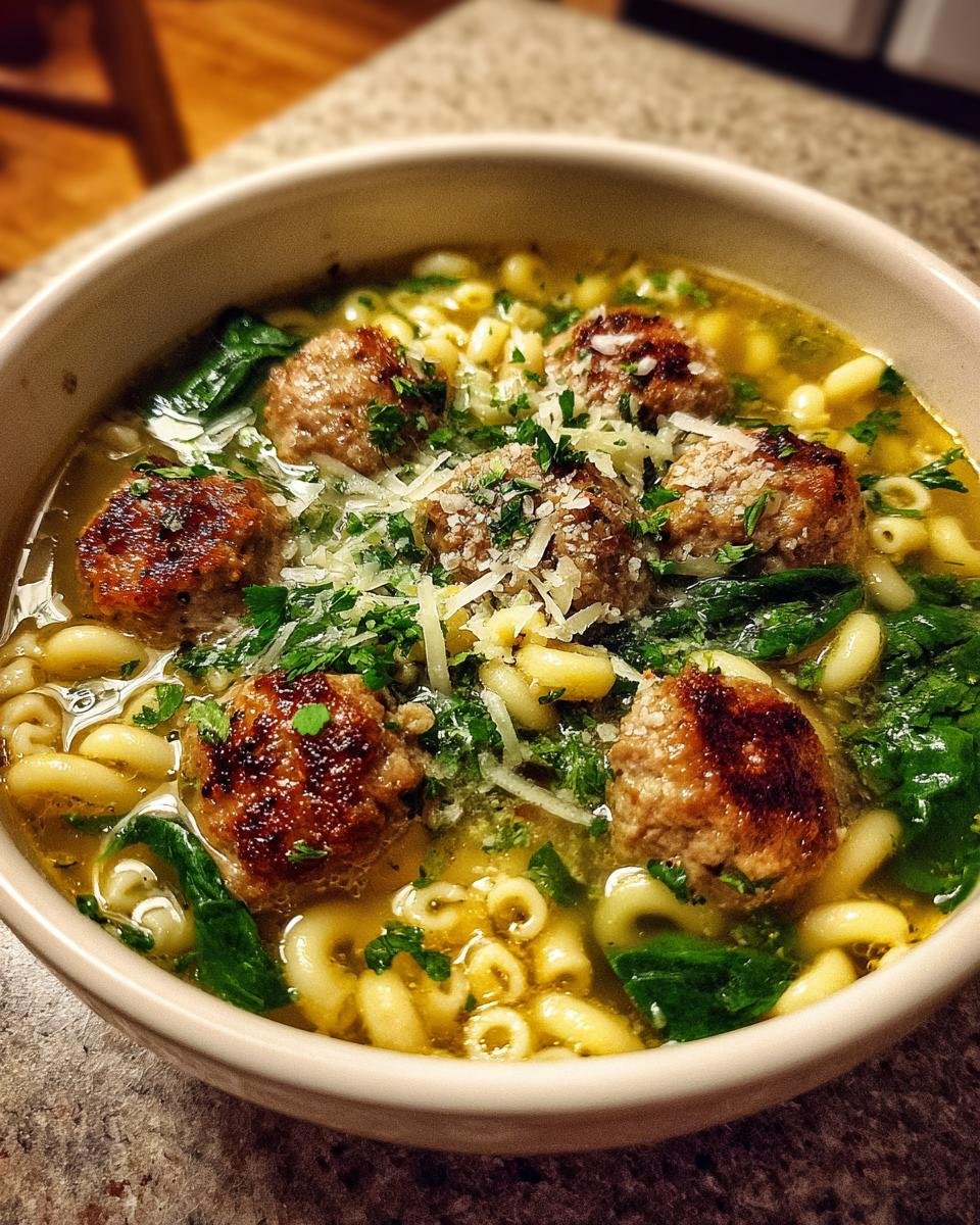 Italian Wedding Soup - detail 2