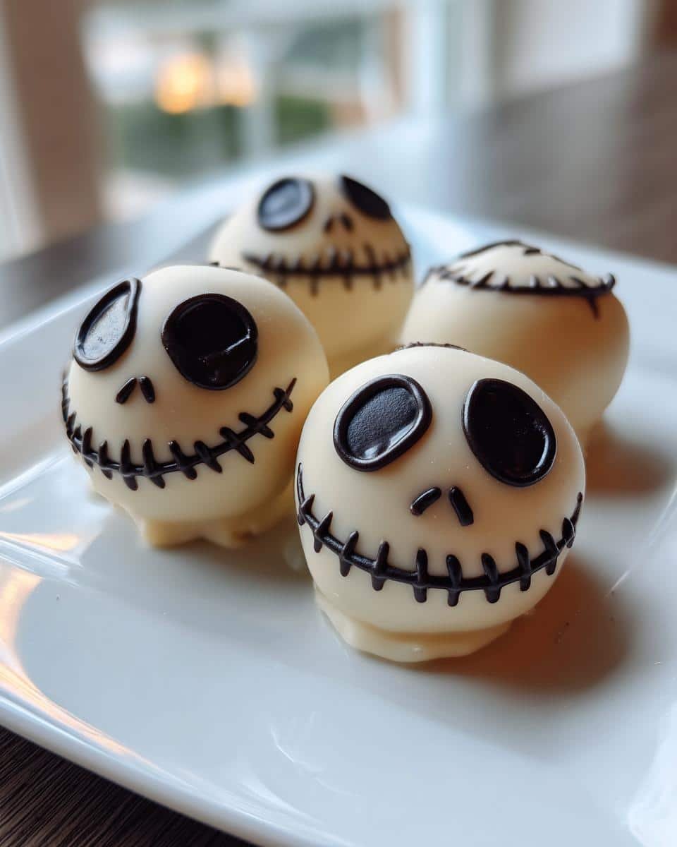 Jack Skellington Oreo Truffles - detail 1