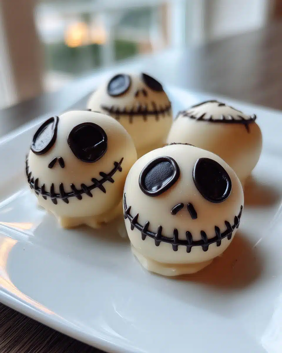 Jack Skellington Oreo Truffles - detail 1