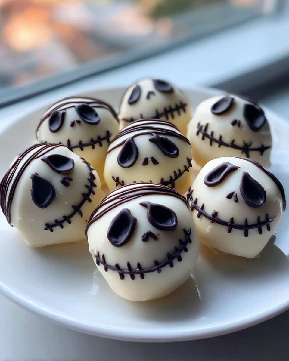 Jack Skellington Oreo Truffles - detail 2