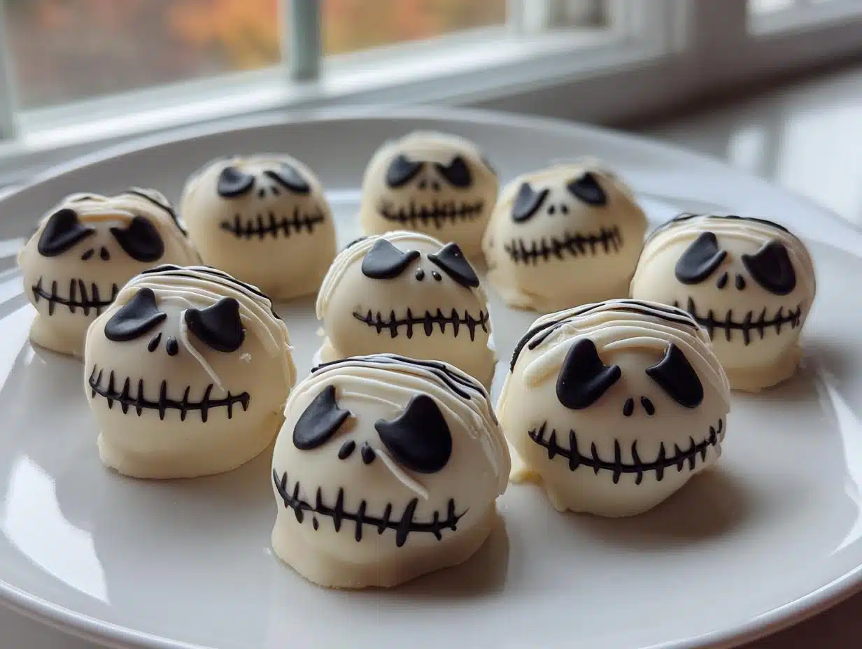Spooky 4-Ingredient Jack Skellington Oreo Truffles to Die For