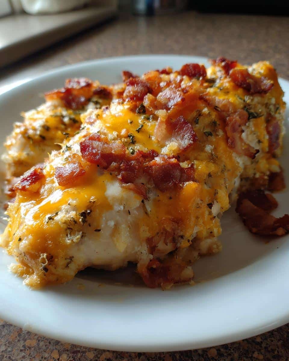 Keto Bacon Ranch Chicken Bake - detail 2