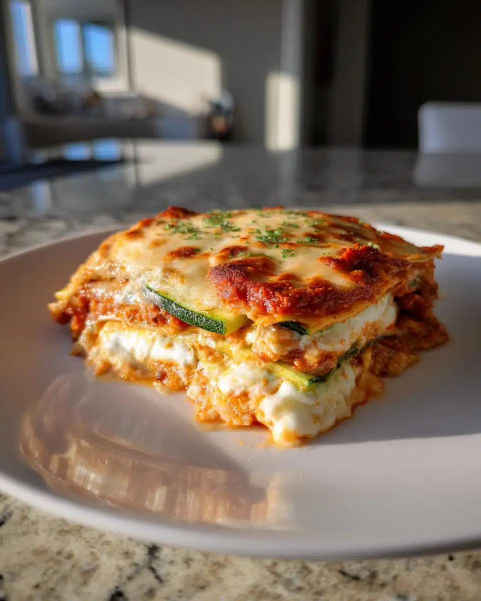 Keto Zucchini Lasagna - detail 1