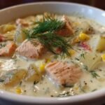 Lemon Dill Salmon Chowder