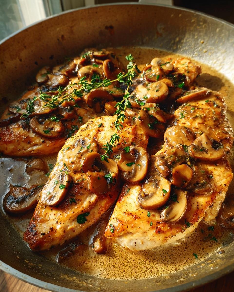 Low-Carb Chicken Marsala Skillet - detail 1