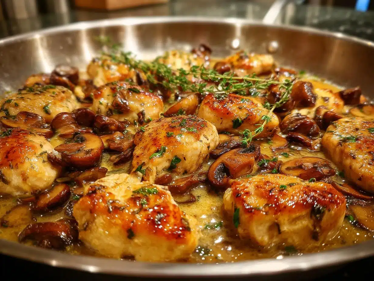 Irresistible Low-Carb Chicken Marsala Skillet in 30 Minutes