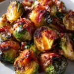 Maple Glazed Brussels Sprouts with Bacon