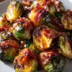 Maple Glazed Brussels Sprouts with Bacon
