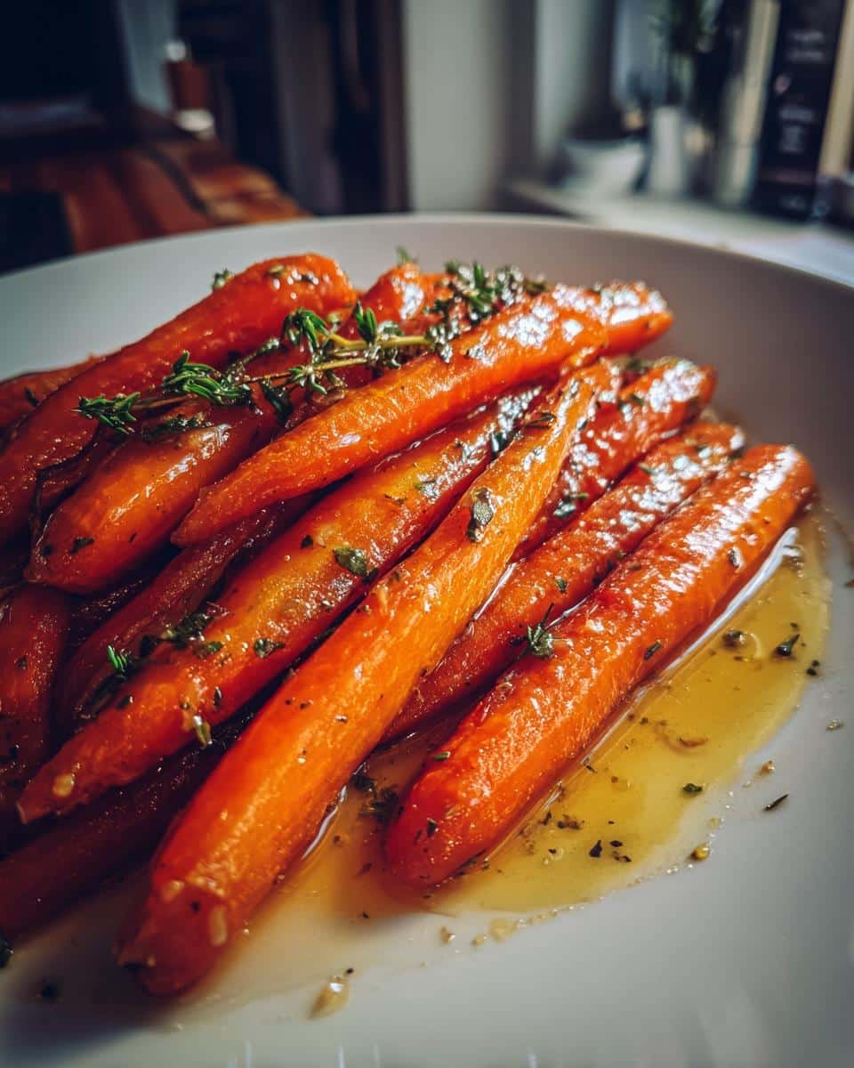 Maple Roasted Carrots with Thyme - detail 1