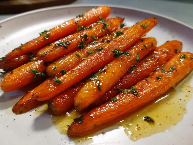 Irresistible 30-Minute Maple Roasted Carrots with Thyme Recipe
