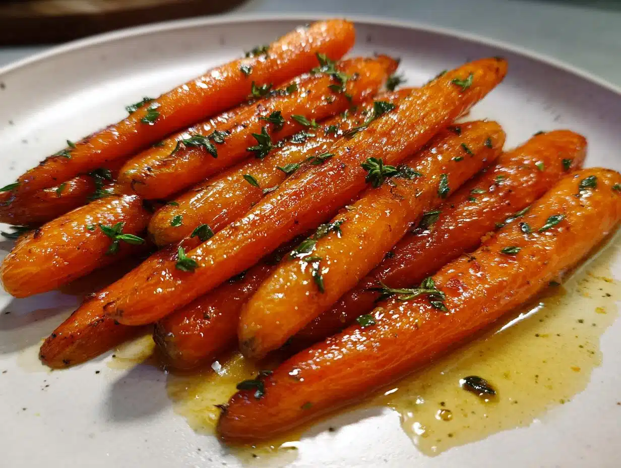 Irresistible 30-Minute Maple Roasted Carrots with Thyme Recipe