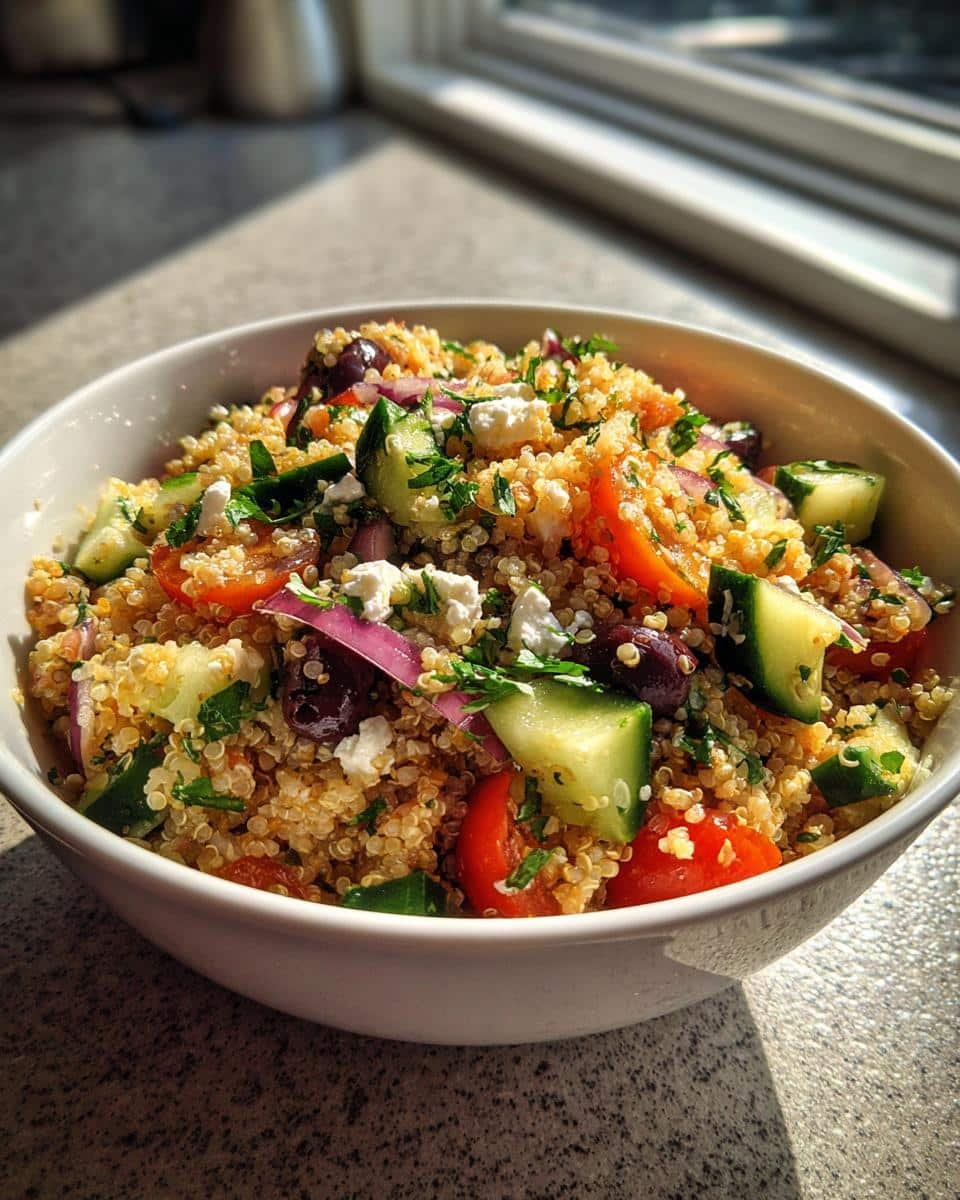 Mediterranean Quinoa Salad - detail 1
