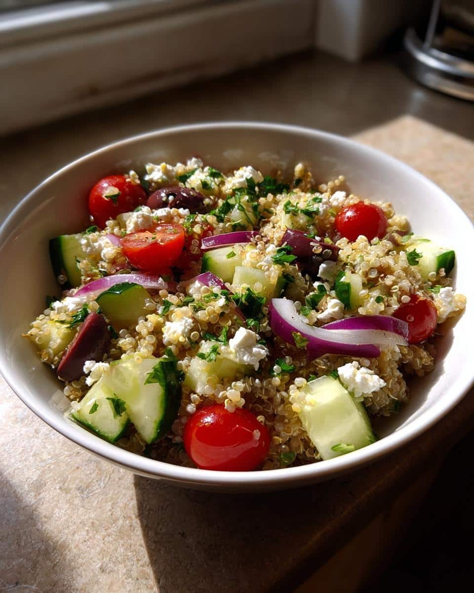 Mediterranean Quinoa Salad - detail 2