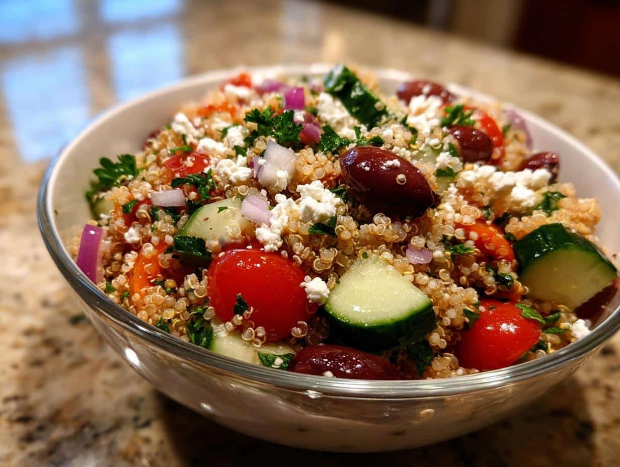 Irresistible Mediterranean Quinoa Salad in Just 30 Minutes