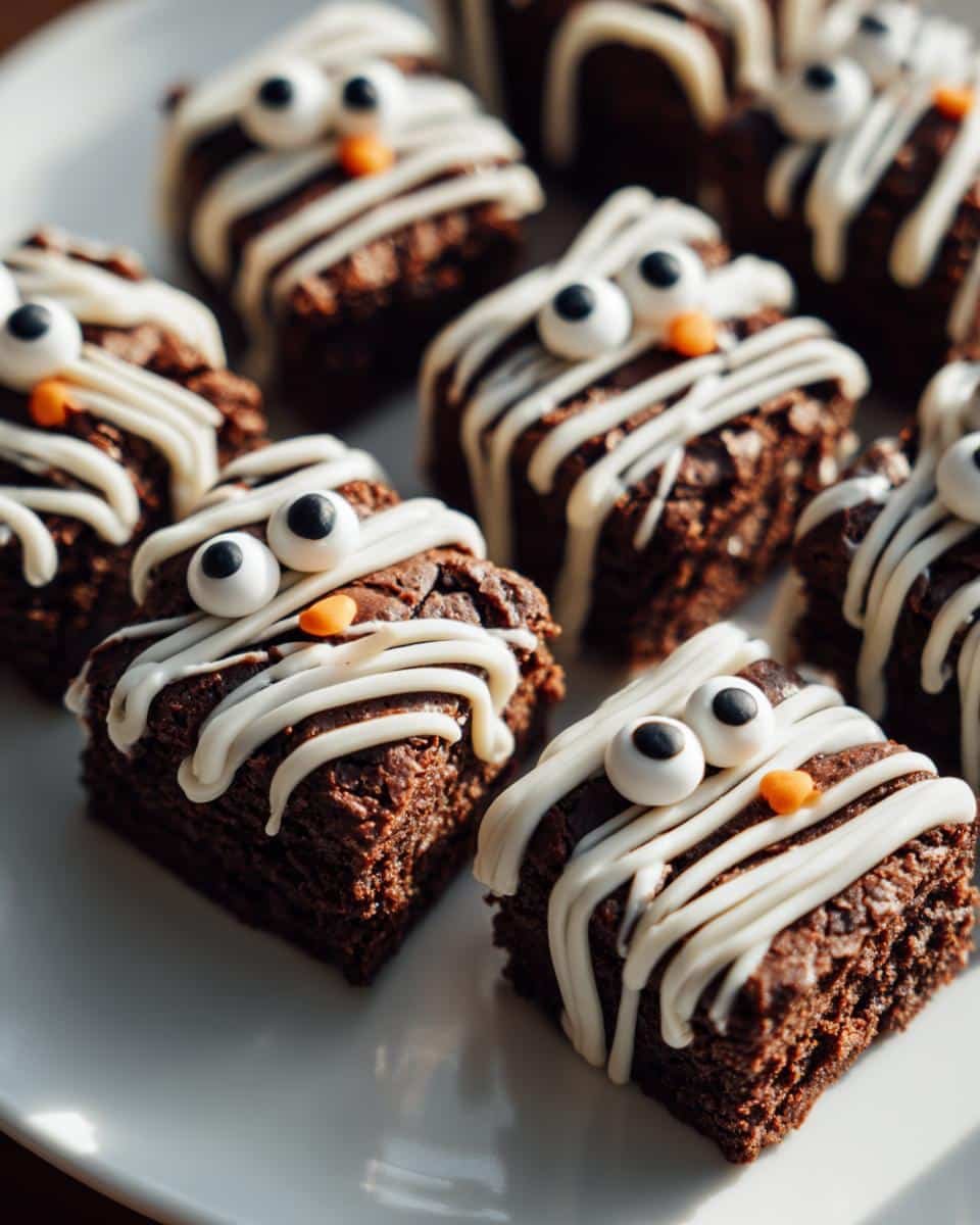 Mummy Brownie Bites - detail 2