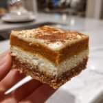 Pumpkin Cheesecake Bars