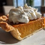 Pumpkin Pie with Whipped Cream