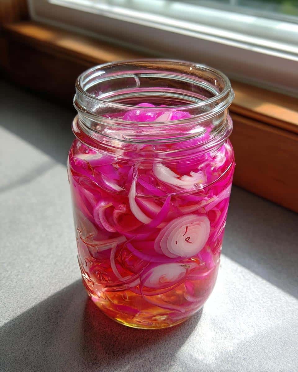 Quick Pickled Red Onions - detail 2