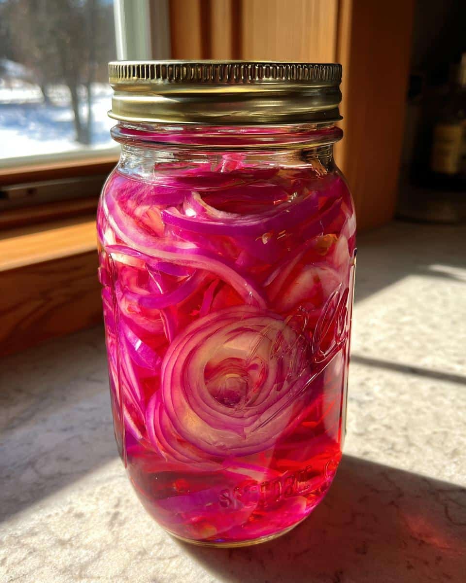 Quick Pickled Red Onions - detail 1