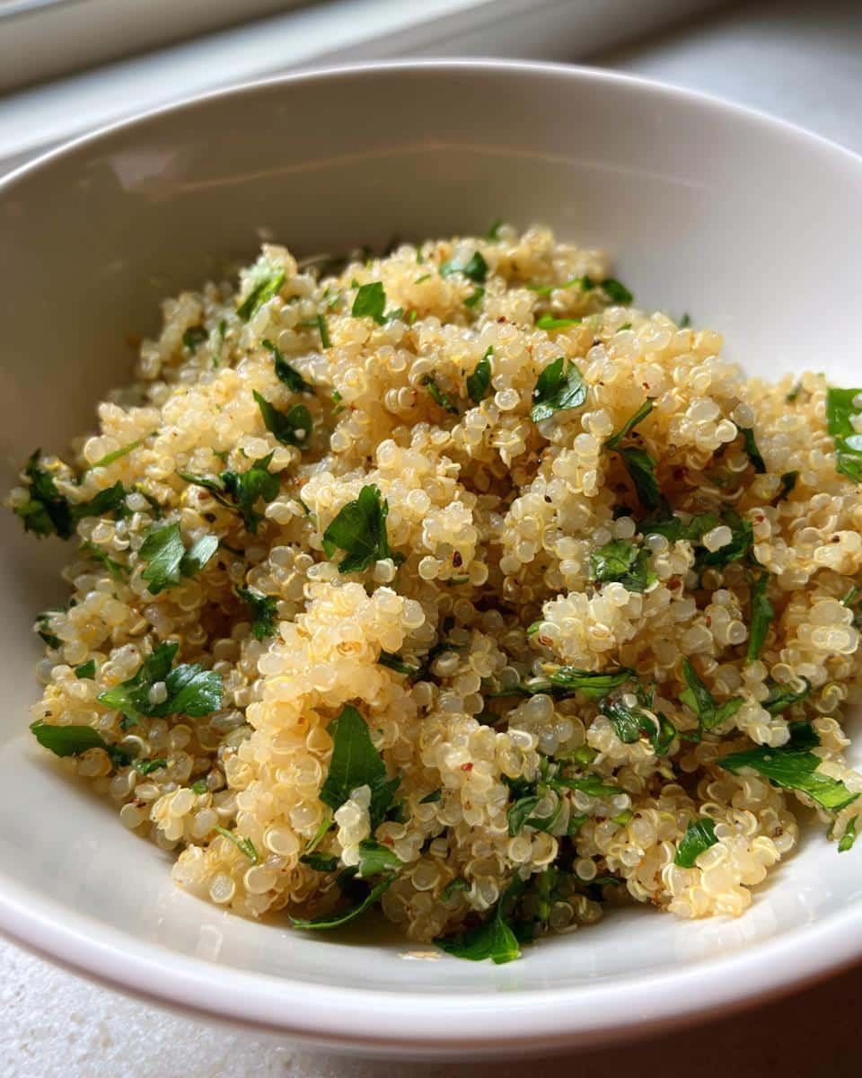 Quinoa Pilaf with Herbs - detail 2
